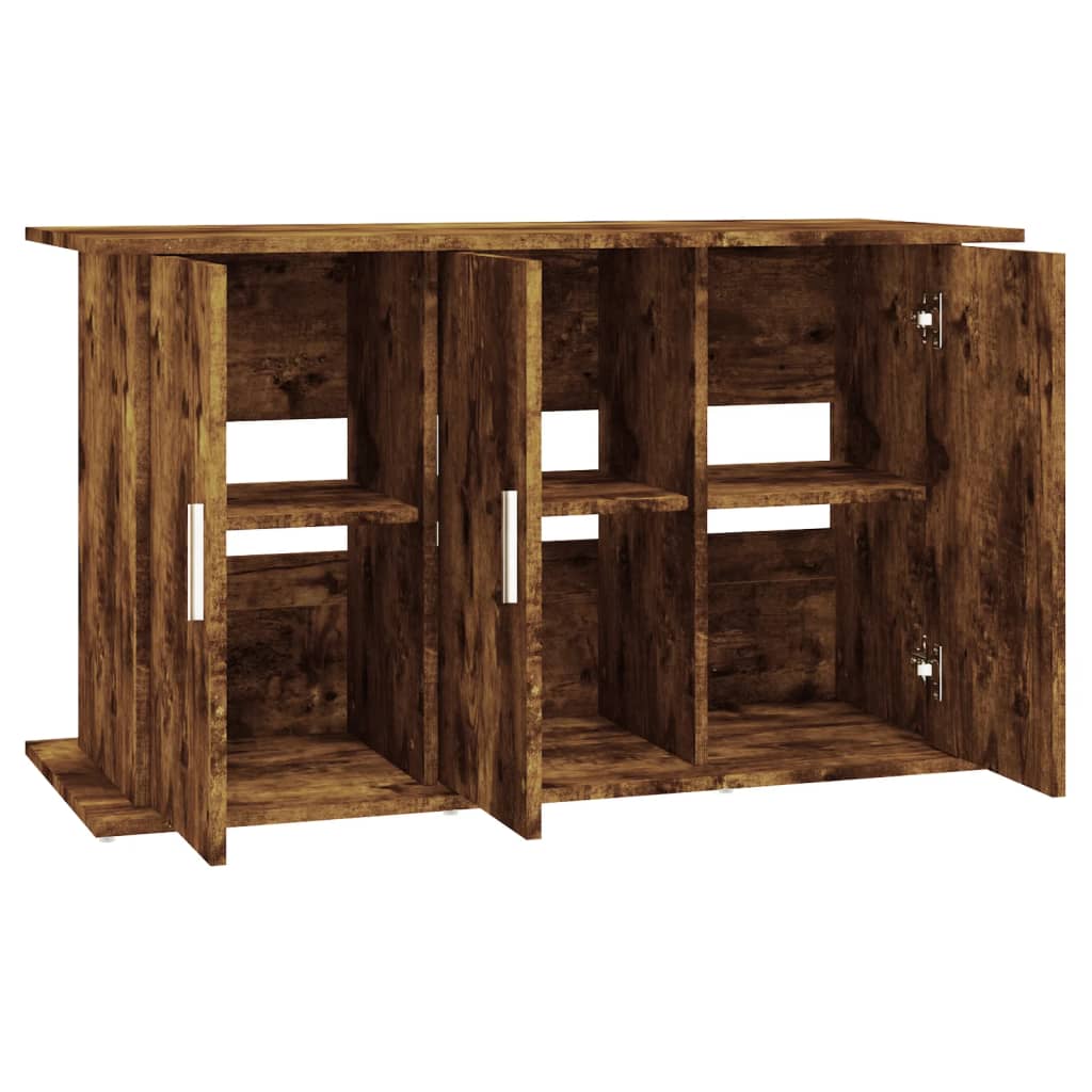 Aquarium Stand Smoked Oak Finish 101 x 41 x 58 cm Engineered Wood