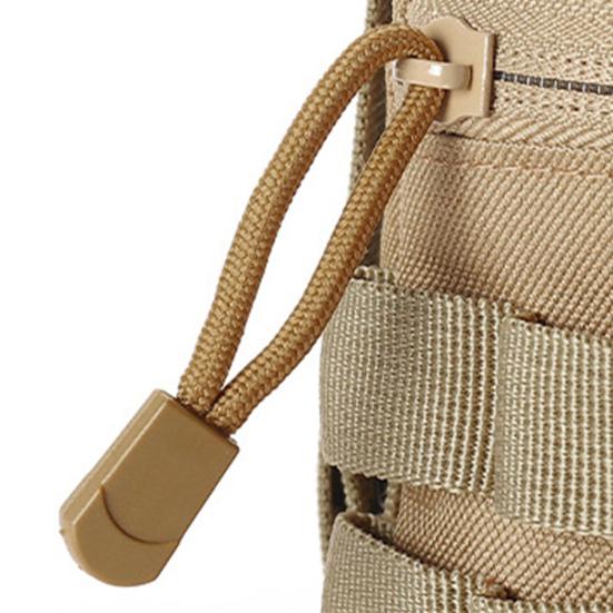 Наружный держатель для бутылки с водой из ткани Оксфорд 600D, ручка с застежкой-пряжкой, держатель для чашки с водой, несколько подвесных отверстий, термозащитный рукав для бутылки с водой