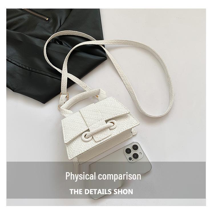 2024 Девичья Мини-сумочка: Новый весенне-летний кошелек-кроссбоди для монет, горячо продаваемая квадратная сумка для женщин