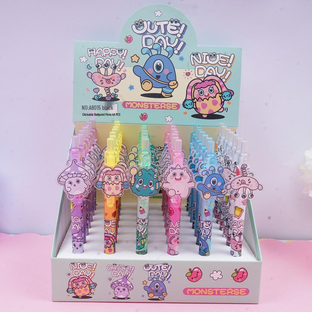 Акриловая ручка-стикер Hello Kitty с быстрым высыханием: Гладкая шариковая ручка-клик для студентов