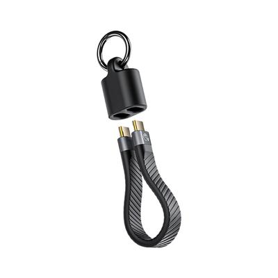 Портативный USB-C брелок-зарядный кабель 10 Гбит/с передача данных Дисплей 8K/4K Универсальная совместимость для ноутбуков телефонов