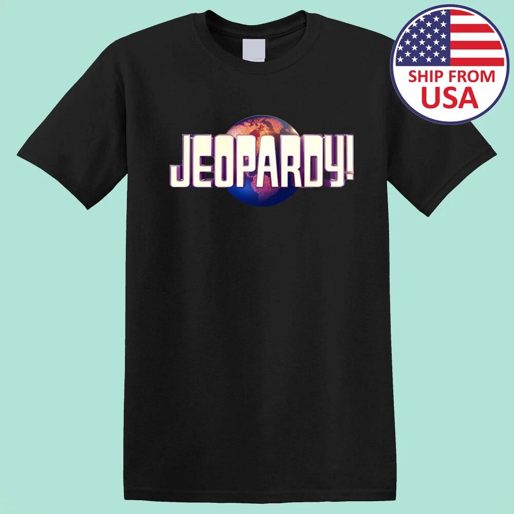 Jeopardy Gameshow Men's Black Size S-5XL