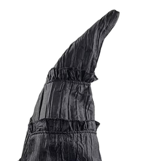 Хэллоуинская шляпа ведьмы для женщин, широкополая черная шляпа ведьмы, аксессуары для вечеринок, косплея на Хэллоуин, маскарадов, карнавалов