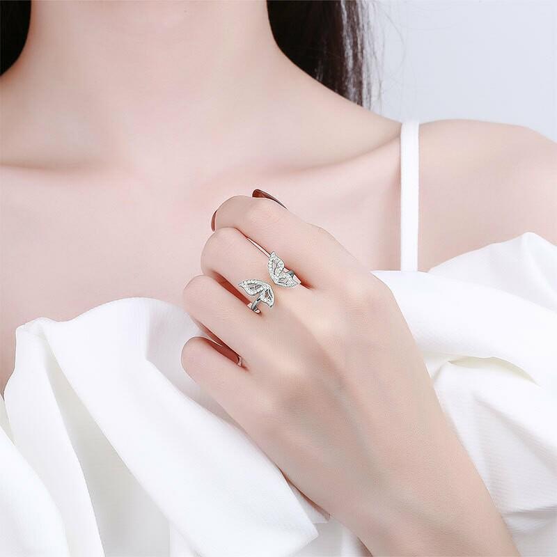 Silver Color Rings For Women Butterfly Gold Plated Opening Handmade Anillos Trendy Trendy Fashion Fine Jewelry