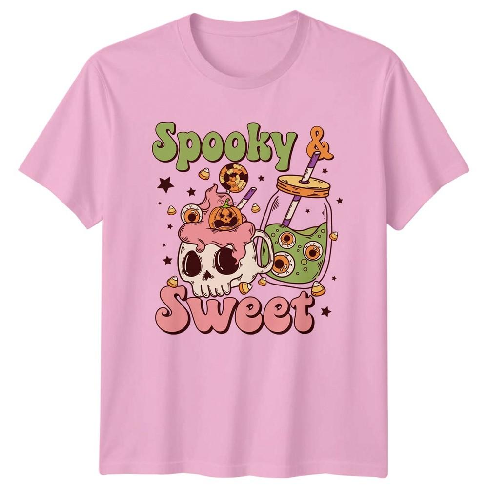 Spooky Sweet Unisexs TShirt Spooky Treats Halloween Gift For Her