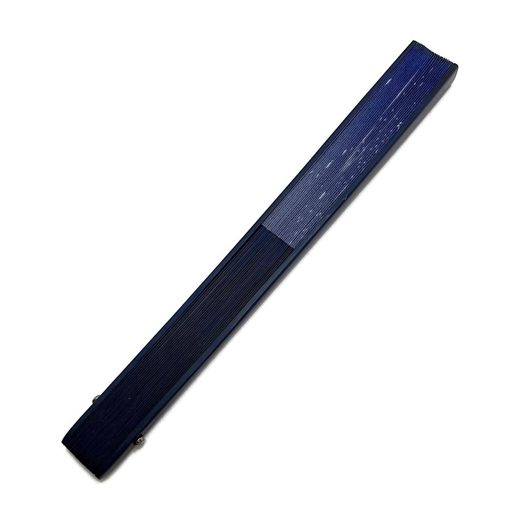 Hanakanzashi Folding Ripple Medaka Fish Cotton High Japanese Medaka Water Flow Cotton Men's Fan, Design, Design, Fabric, Blue, Gift, Large, Airflow,