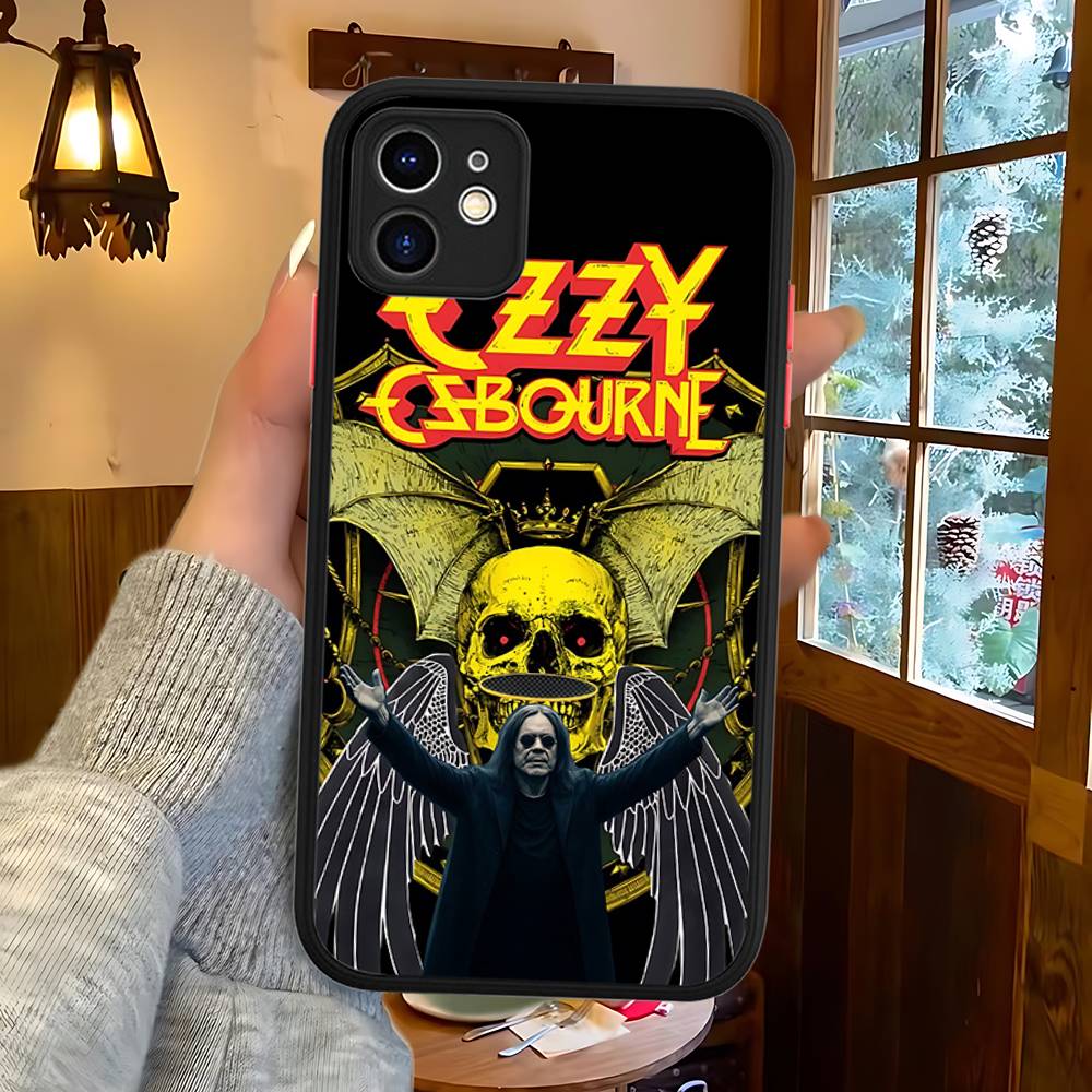 Чехол для телефона O-Ozzy Osbourne Band для iPhone 16 15 14 Plus 15 13 12 11 Pro Max X XS MAX Матовый чехол