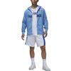 Jordan Худи на молнии для баскетбола Dri-FIT ADV с удобным принтом букв Мужские куртки Небесно-голубой Обсидиан FZ1627-441