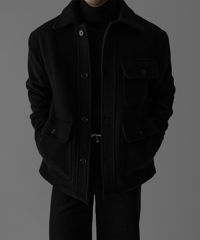 Bowlow Product Heavy Wool Field Jacket [Black]
