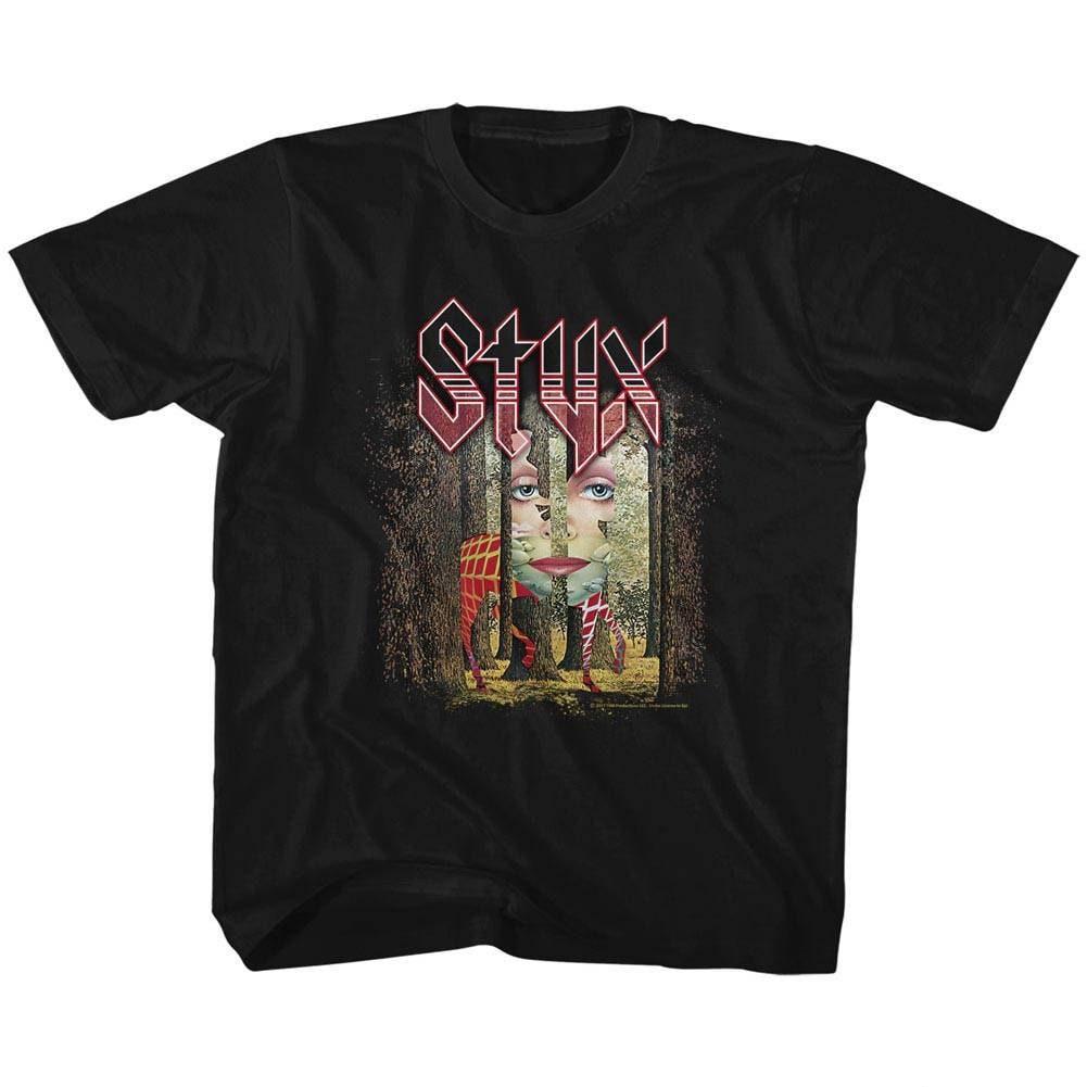 Styx The Grand Illusion Black Children's T-Shirt