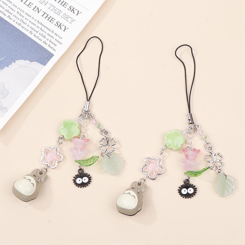 Модный ручной работы бисерный шнурок для телефона с кулоном в виде кошки, бусины, сумка, брелок для сотового телефона, подарки для девочек