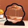 Sandscape Живая картина из движущегося песка Зыбучий песок 3D Жидкие песочные часы Глубоководный текучий песок Картина Рамка Офис Домашний декор Подарки