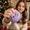 Anxiety Relief Squeezable Ball 1/4Pcs Christmas Stress Fidget Toy, Ball, Xmas Elastic Theme Sensory Party Favors for Adults and Kids Squeeze Toy