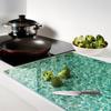Stylish and Durable Glass Board with Printed Transparent Water 80x52 cm