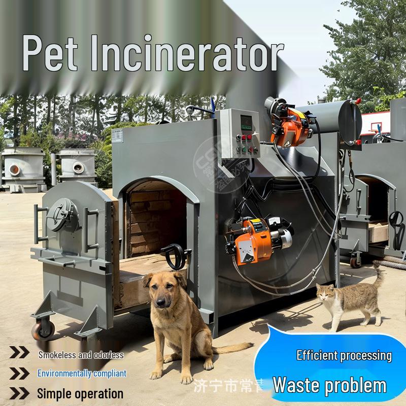 Eco-Friendly Smokeless Pet Cremation Incinerator for Safe Animal Disposal
