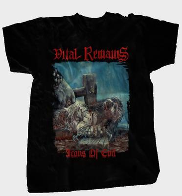 Vital Remains Icons of Evil Футболка группы Унисекс Все размеры UU916