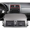 Dasbecan 55670-02160 Панель центральной консоли, воздуховод кондиционера, отделка console, комплект вентиляционных отверстий, совместимый с Toyota Corolla 2008 2009 2010 2011 2012 2013