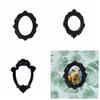 Black Vintage Picture Frame Resin Craft Wall Hanging Photo Frame Resin Frame Miniatures  Photo Prop