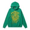 Unisex Oversized Hoodie With Web Print Graphic Design Heavyweight Cotton Sweatshirt Streetwear Hip Hop Style