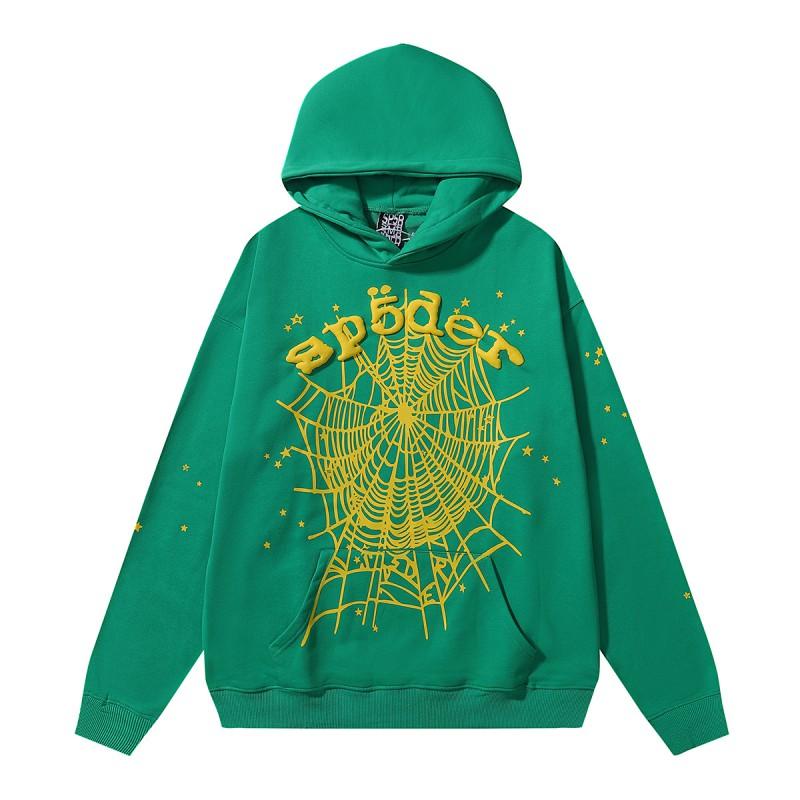 Unisex Oversized Hoodie With Web Print Graphic Design Heavyweight Cotton Sweatshirt Streetwear Hip Hop Style