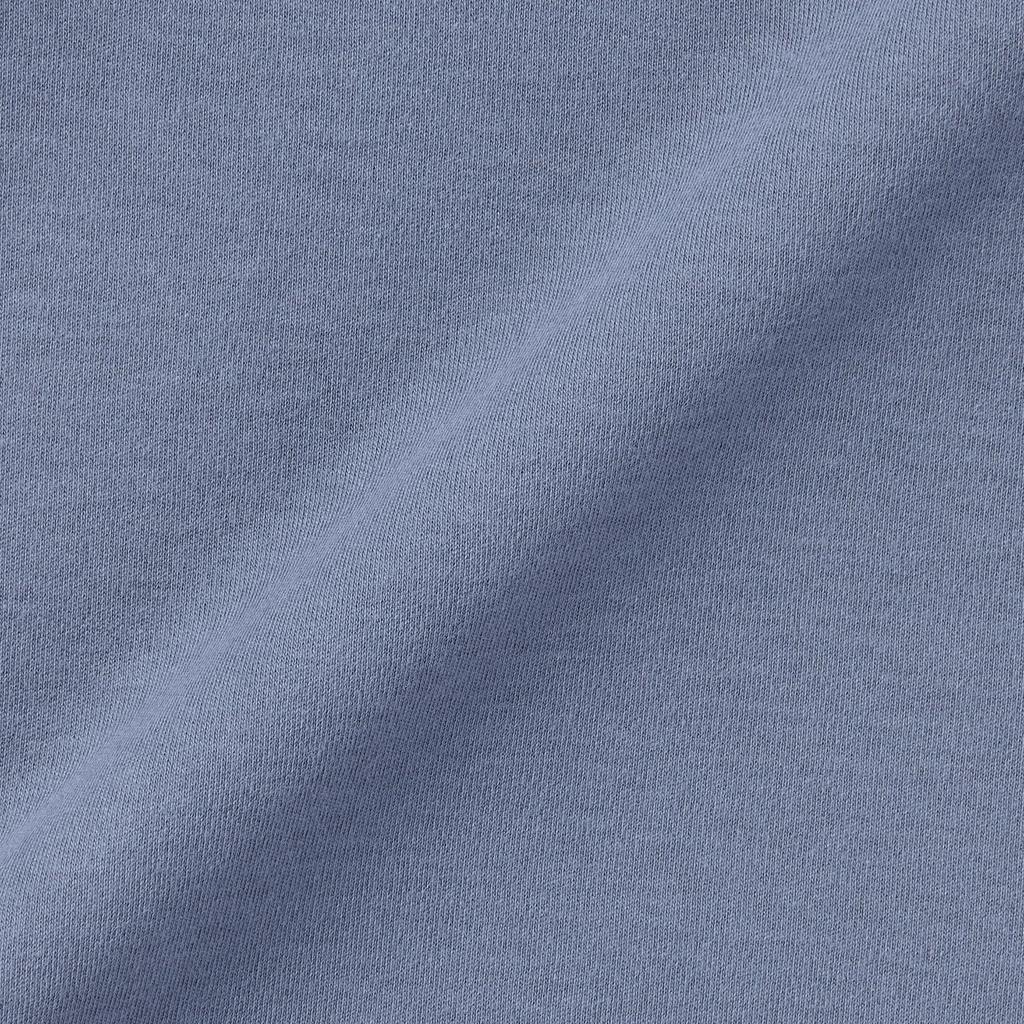 MUJI Футболка Baby Brushed Smooth Knit High Neck Long Sleeve Unisex Baby CC23TA4A Smoky Blue Baby 80