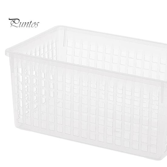 Ящик для хранения с ручкой, большой вместимости, гладкие края, без заусенцев, легко моется, штабелируемый пластиковый контейнер для хранения, органайзер для хранения продуктов питания