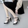Модная женская обувь Летние босоножки на высоком каблуке Босоножки с открытым носком для женщин 2025 Платформенные босоножки Модные вечерние женские туфли-сандалии на каблуке
