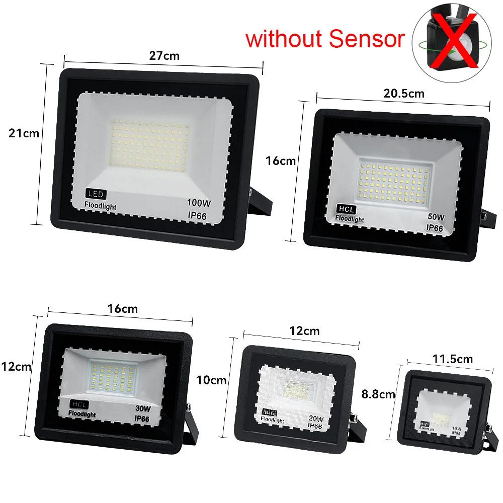 LED PIR Motion Sensor FloodLight 10W 20W 30W 50W 100W Outdoor Waterproof Reflector Spotlight Street Light Garden Garage Lighting