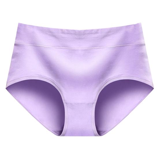 Женские трусы средней талии, однотонные, хлопковые, приподнятые, хорошо пропускают воздух, эластичные, быстросохнущие, спортивные