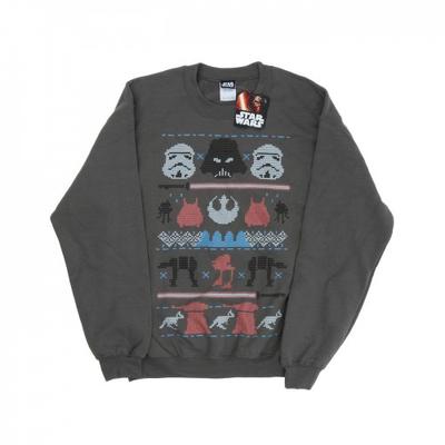 Мужская рождественская толстовка Dark Side Fair Isle