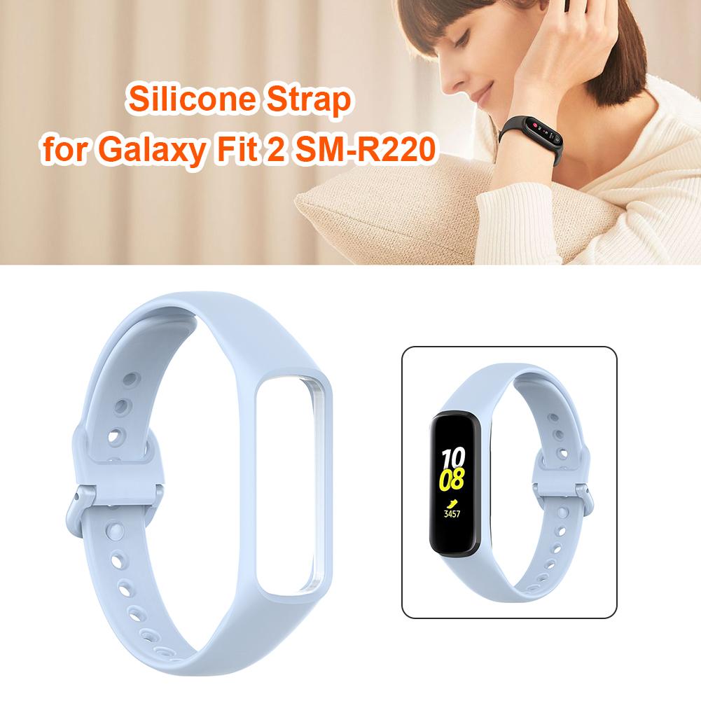 Силиконовый сменный ремешок для часов Samsung Galaxy Fit 2 SM-R220