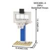 MOOXI City Public Facilitie Swing Basketball Hoop Vending Machine Toilet Garbage Bin MOC Brick Building Block Set AssemblingGift