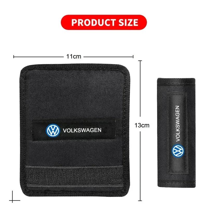1/2Pcs Car Roof Armrest Decoration Soft Suede Cover For VW Golf Tiguan Jetta Transporter Passat T5 Polo Touran Scirocco Arteon Re1 sdfh2