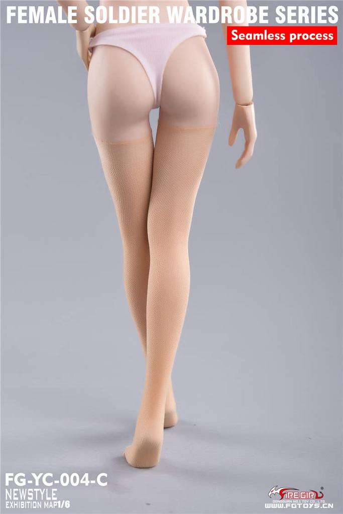 Масштабная фигурка девушки огня, игрушки, чулки телесного цвета, женский солдатский гардероб, бесшовные колготки, в комплект не входят и [TOYBARJAPAN] 1/6 FG-YC-004C (Делает