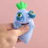 Popping Eye Carrot Squeeze Toy Anxiety Stress Relief Simulation Carrot Sensory Pinch Toy Kids Adults Cartoon Vegetable Fidget Toy
