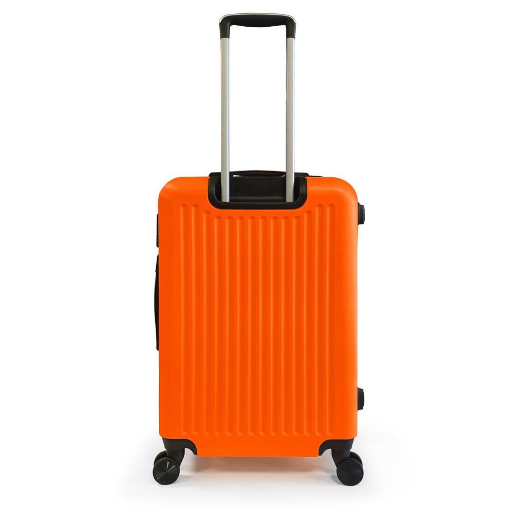 coral high Чемодан большого размера из АБС-пластика оранжевого цвета 16523