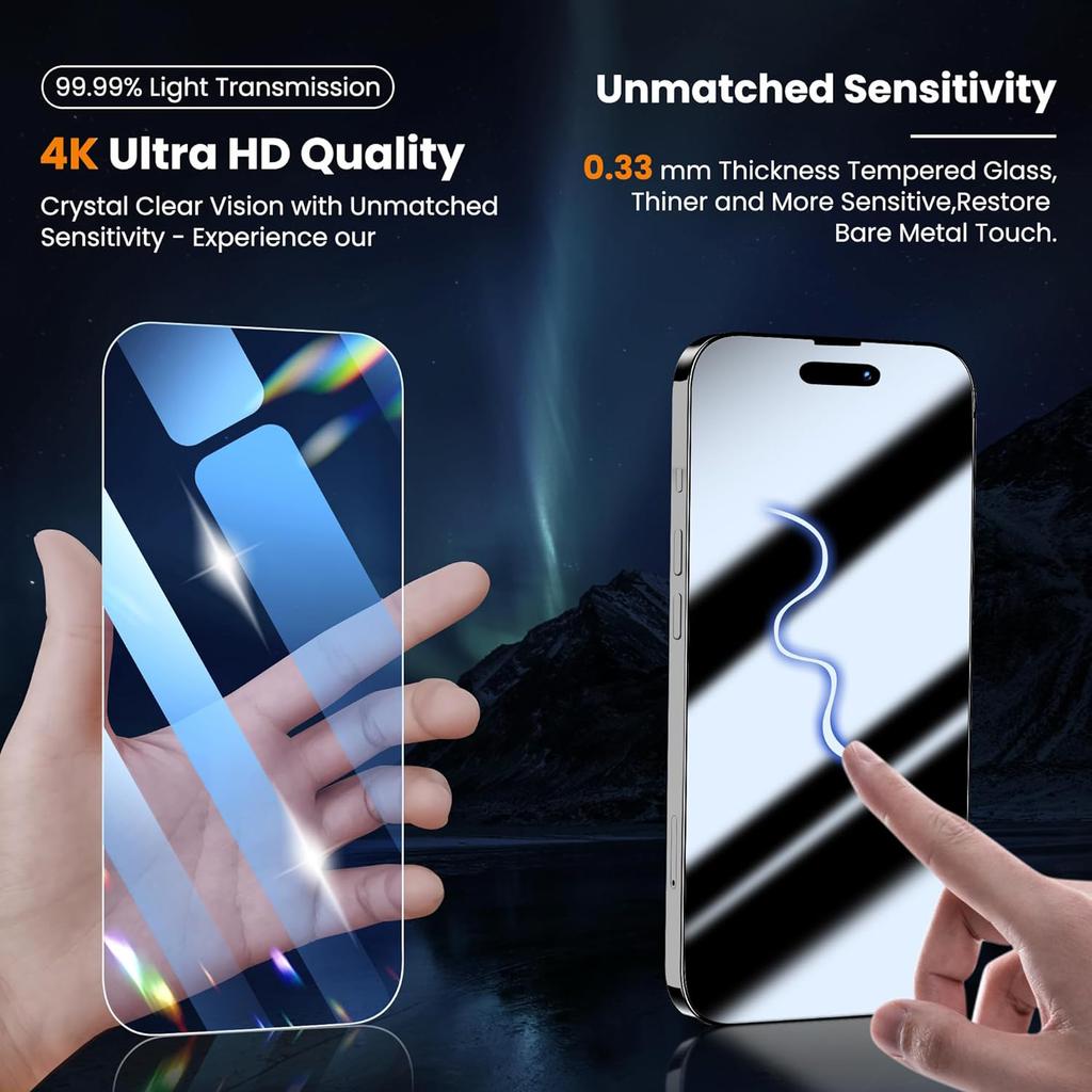 3 шт. Прозрачная защитная пленка на весь экран для iPhone 6 7 8 Plus X Xs Max XR Закаленное стекло для iPhone 11 12 13 14 15 Pro Max Mini