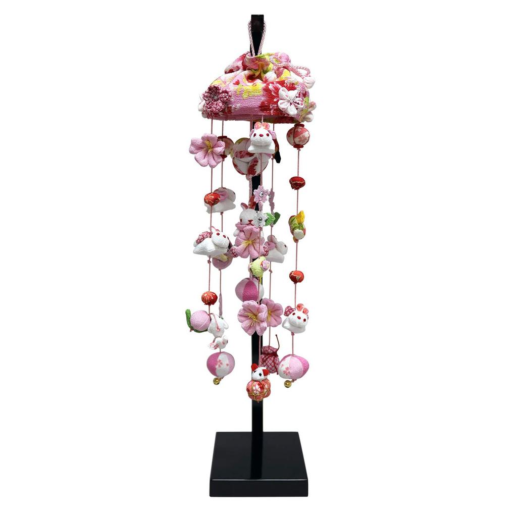 Hanging Hina Small Extra Small with Display Stand Doll, Rabbit, (48cm Tall),