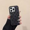 Винтажный чехол для телефона с узором личи для iPhone 17 Pro Max Air 16 16e 15 14 13 12 11 Pro Max Plus X XS MAX XR Задняя крышка