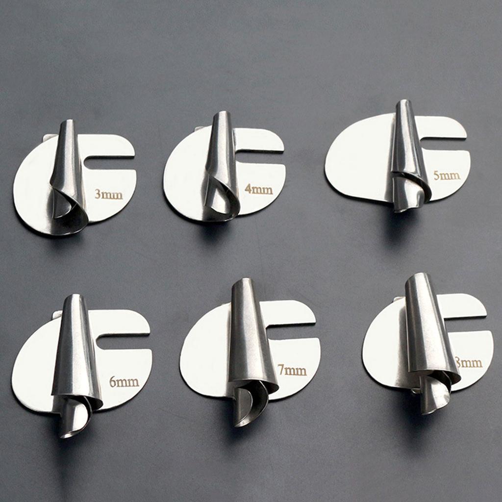 Stainless Steel Sewing Rolled Hemmer Foot 3mm-10mm Durable Sewing Machine Presser Foot DIY Crafts Hemming Puller