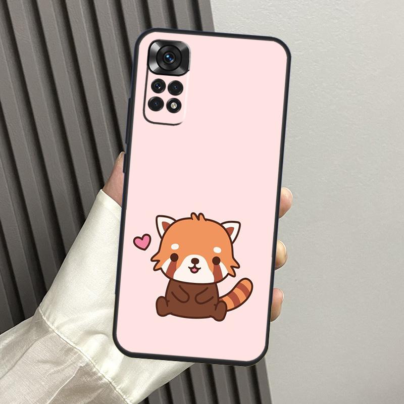 Чехол Красная Панда Милое Животное Для Xiaomi Redmi Note 13 Pro 14 12 11 10 15 Pro Plus Redmi 14C 13C 15C 10C 12C 15 Funda