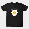 Men Black Print T-shirt Super Large TShirt Cute-and-kawaii-egg-pun-t-shirt No-Cut Transfer Paper Print Cotton Tshirt