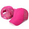 Breathable Mesh Ponytail Hats Hollow Out Back Visor Hat Casual Sun Hats  for Women and Men