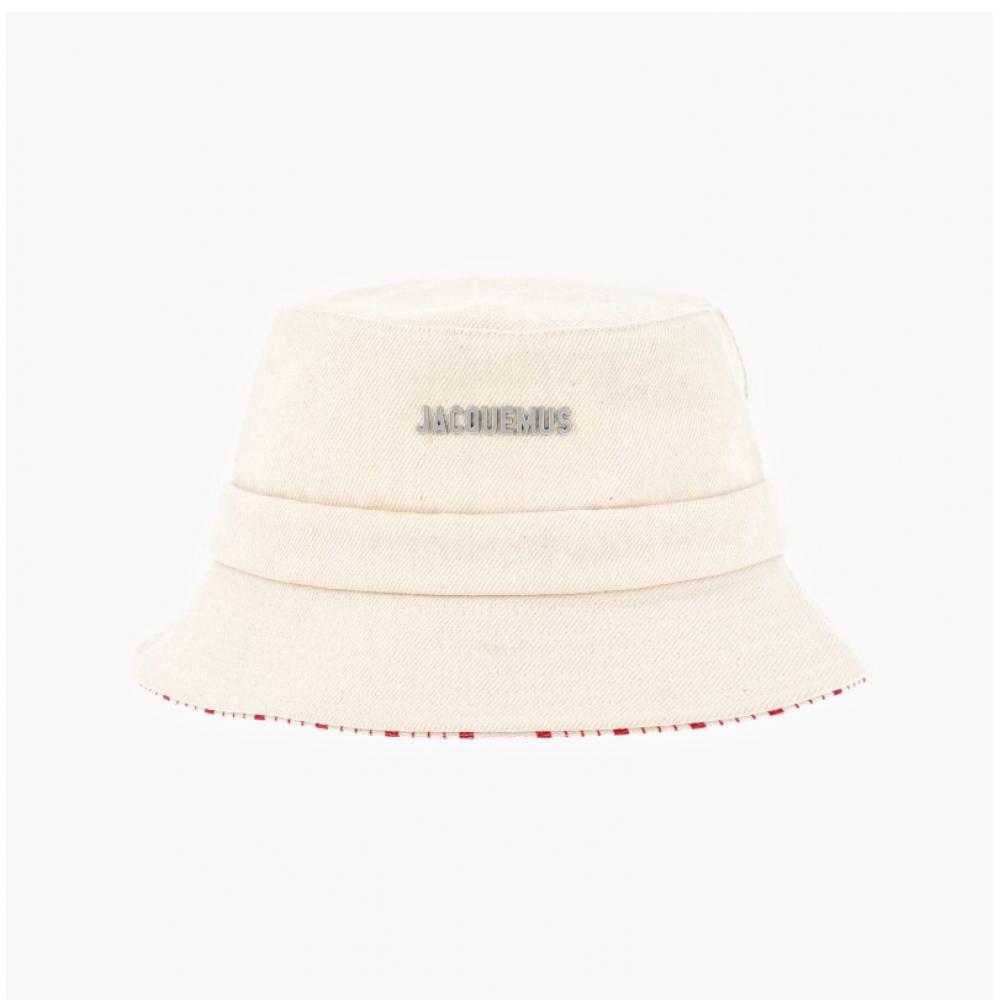 Jacquemus 223ac001 1514 11e Шляпа-ведро Le Bob Gazeau с бантом