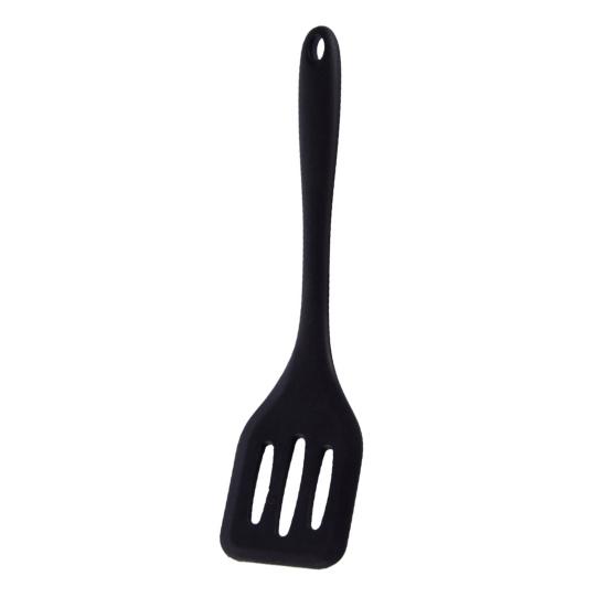 Жаростойкий шпатель с прорезями, пищевой силикон, цельный дизайн, Тернер для рыбы