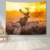 Зимний снег Страна чудес гобелен гобелен с оленем Настенный декор лесной гобелен настенный для спальни гостиной общежития домашний декор