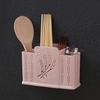 44960 Grids Chopsticks Cage Kitchen Desktop Hollow Drain Spoon Storage Holder Rack