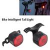 Светодиодный предупреждающий фонарь высокой яркости, светодиодный задний фонарь для велосипеда, зарядка через USB, задний фонарь для велосипеда, интеллектуальный тормозной фонарь для велосипеда, водонепроницаемый, 6 режимов освещения
