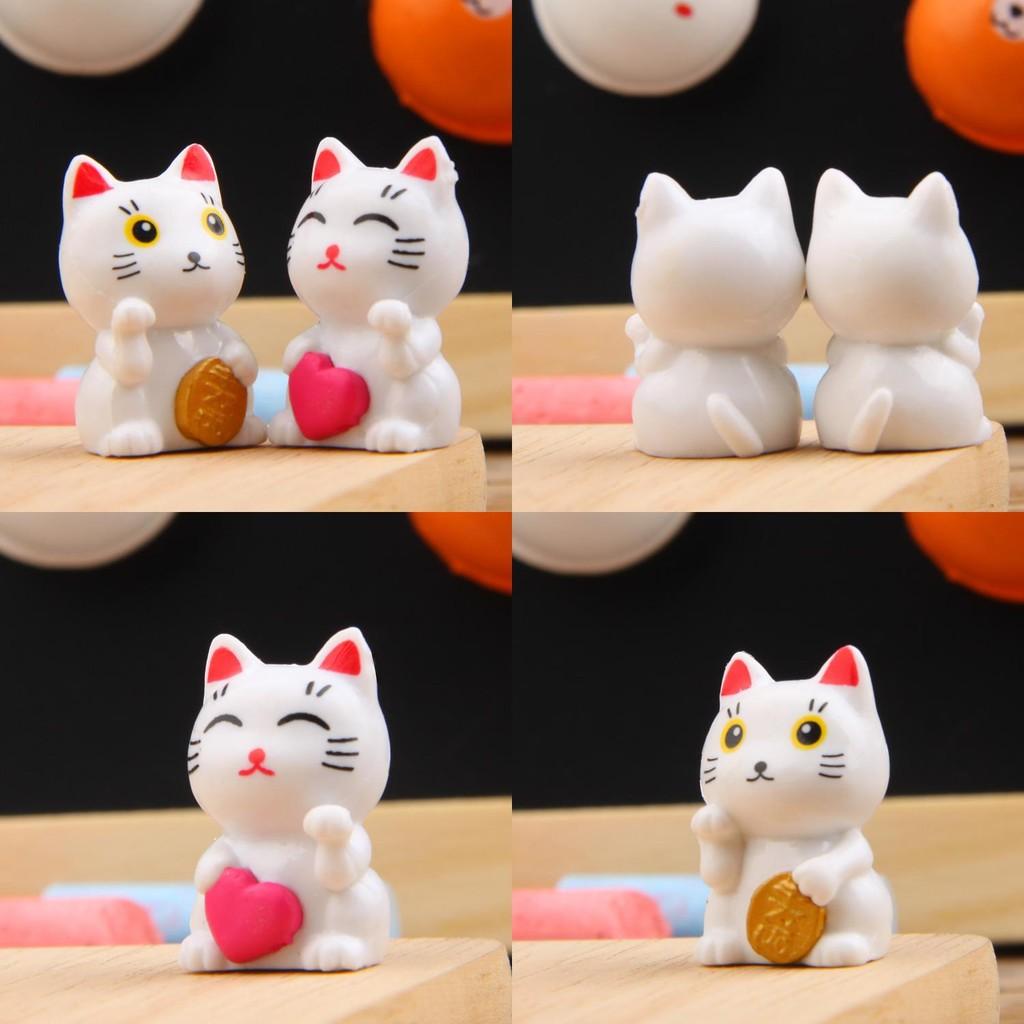 Action Figures Cat Model Toy Micro Bonsai For Garden Display Ornaments Gift