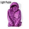 Women Casual Hooded 90% White Duck Down Jacket Coat Windproof Warm Autumn Winter S-5XL